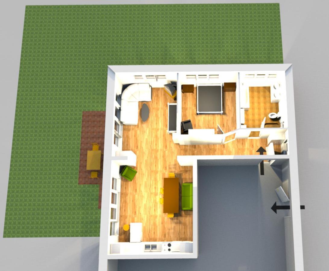85 Qm Wohnung Pauluste Mit Terasse Und Garten روستوك المظهر الخارجي الصورة